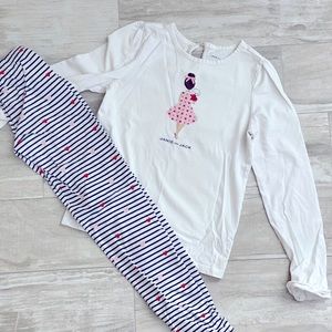 J&J valentines outfit, gently used size 12 girls